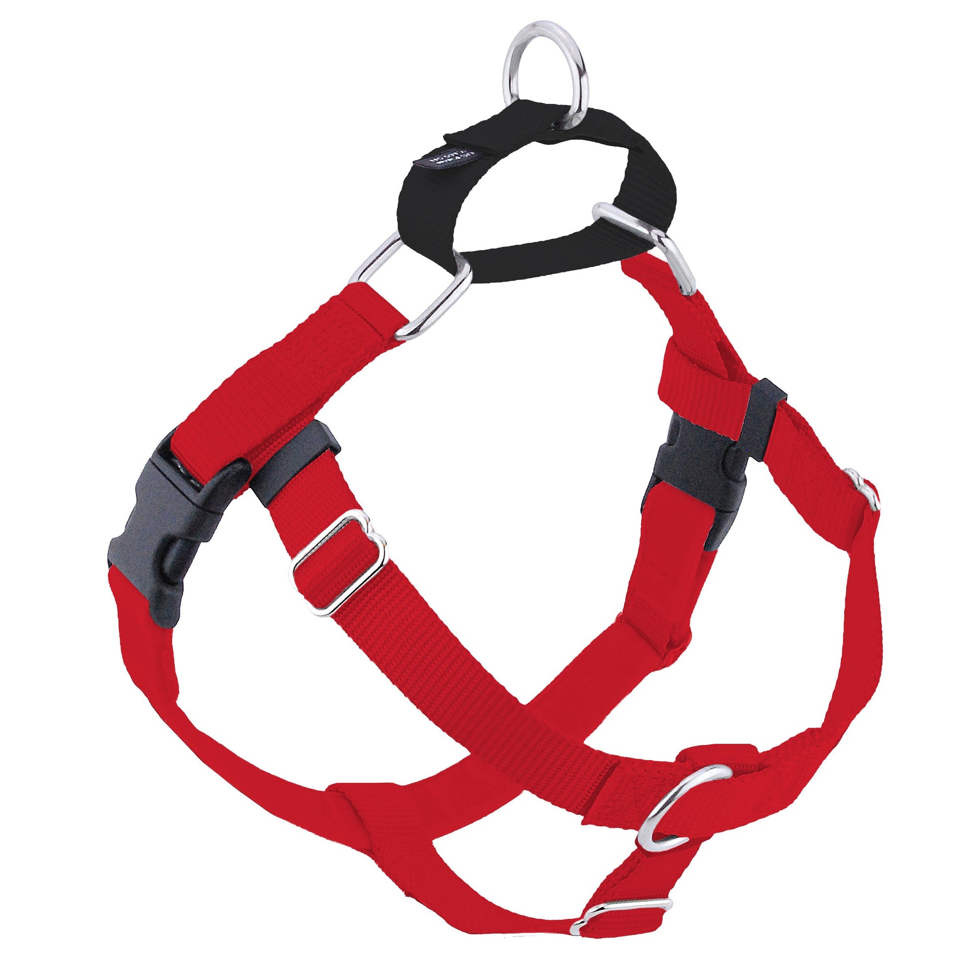 Red Freedom No-Pull Dog Harness Freedom Harness 2 Hounds Design