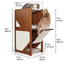 The Overlook - Sturdy - Bamboo Cat Tree Cat Condo Catastrophic Creations