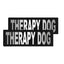 Removable Reflective Patches (Set of 2) "THERAPY DOG" Dog Harnesses Dogline