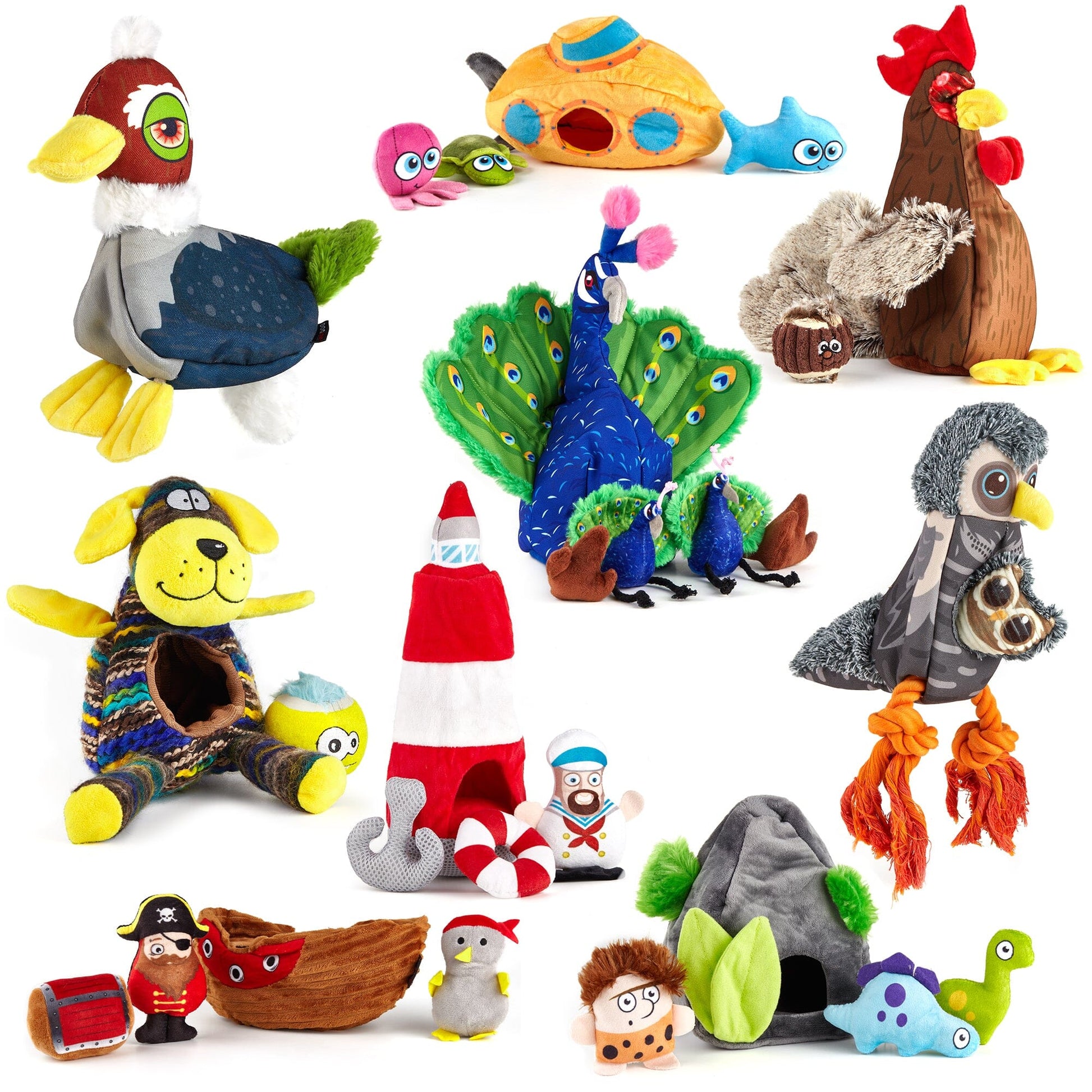 Interactive Toy Collection with a Surprise Inside Dog Toys Dogline