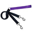 Training Leash (Multiple Color Options) Purple Black 2 Hounds Design