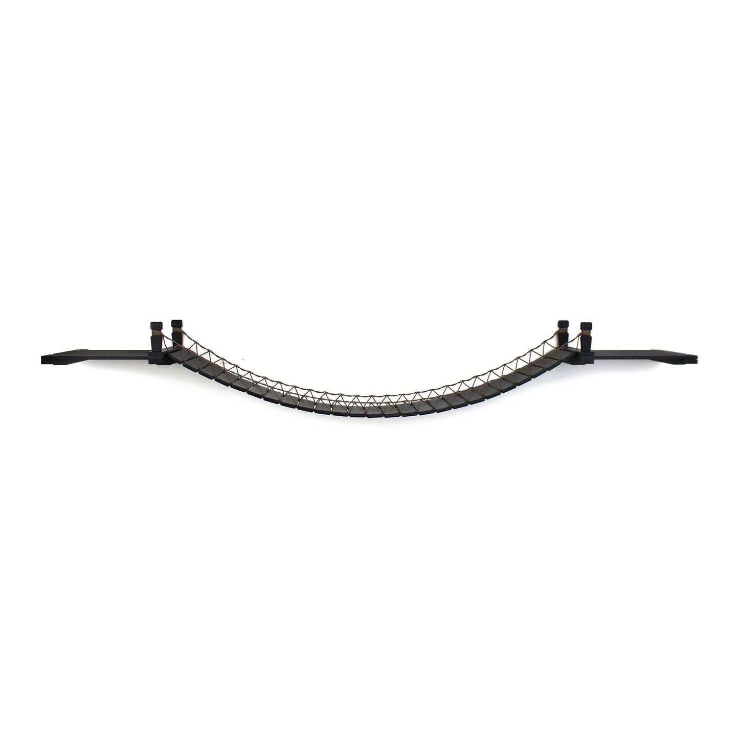 Cat Wall Bridge and Shelf Set Onyx Bamboo 66" Cat Bridge Catastrophic Creations