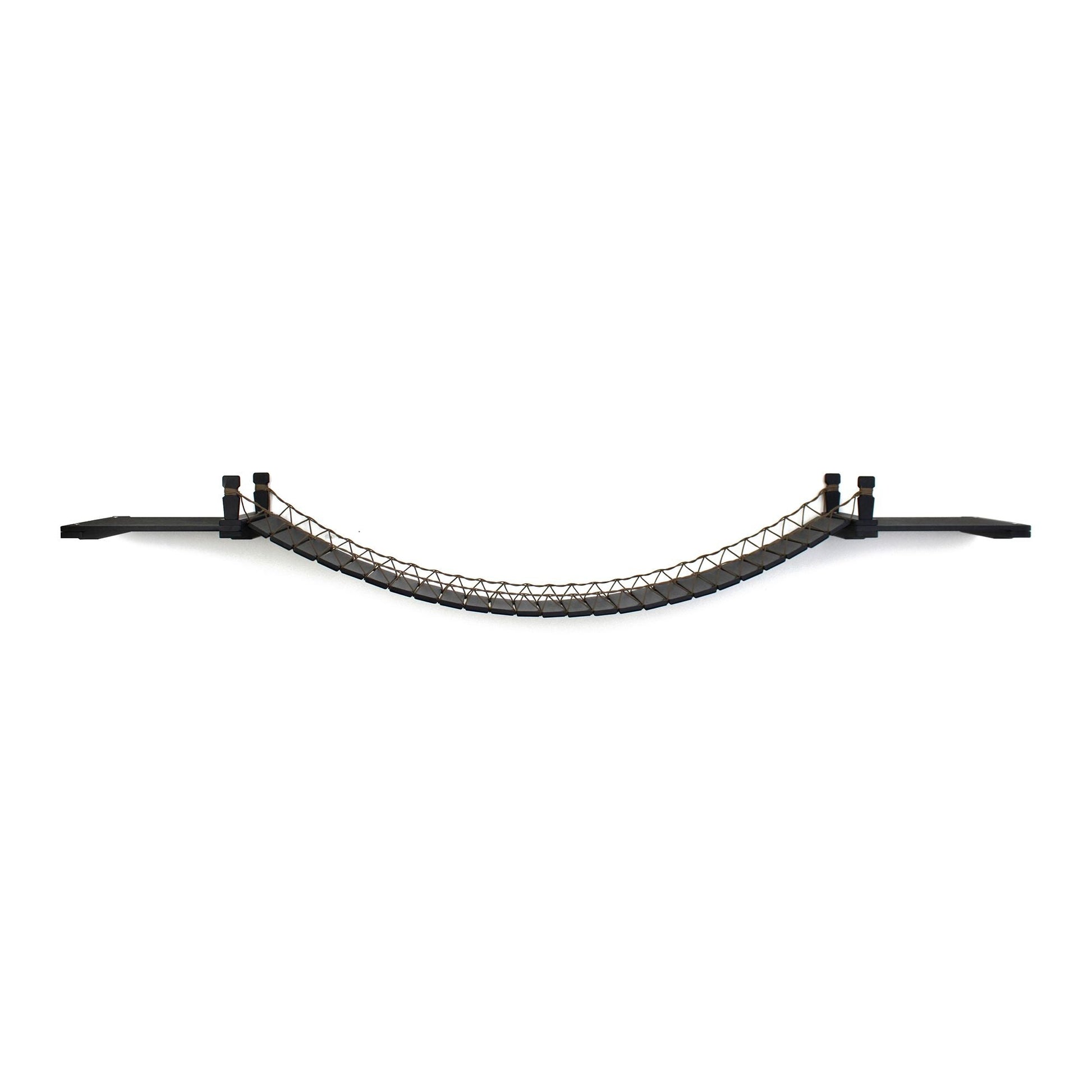 Cat Wall Bridge and Shelf Set Onyx Bamboo 66" Cat Bridge Catastrophic Creations