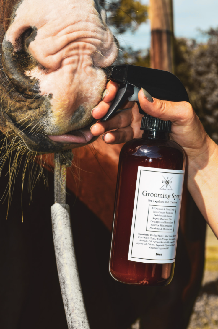 Grooming Spray - for Dogs & Horses The Hoof & Paw Co.