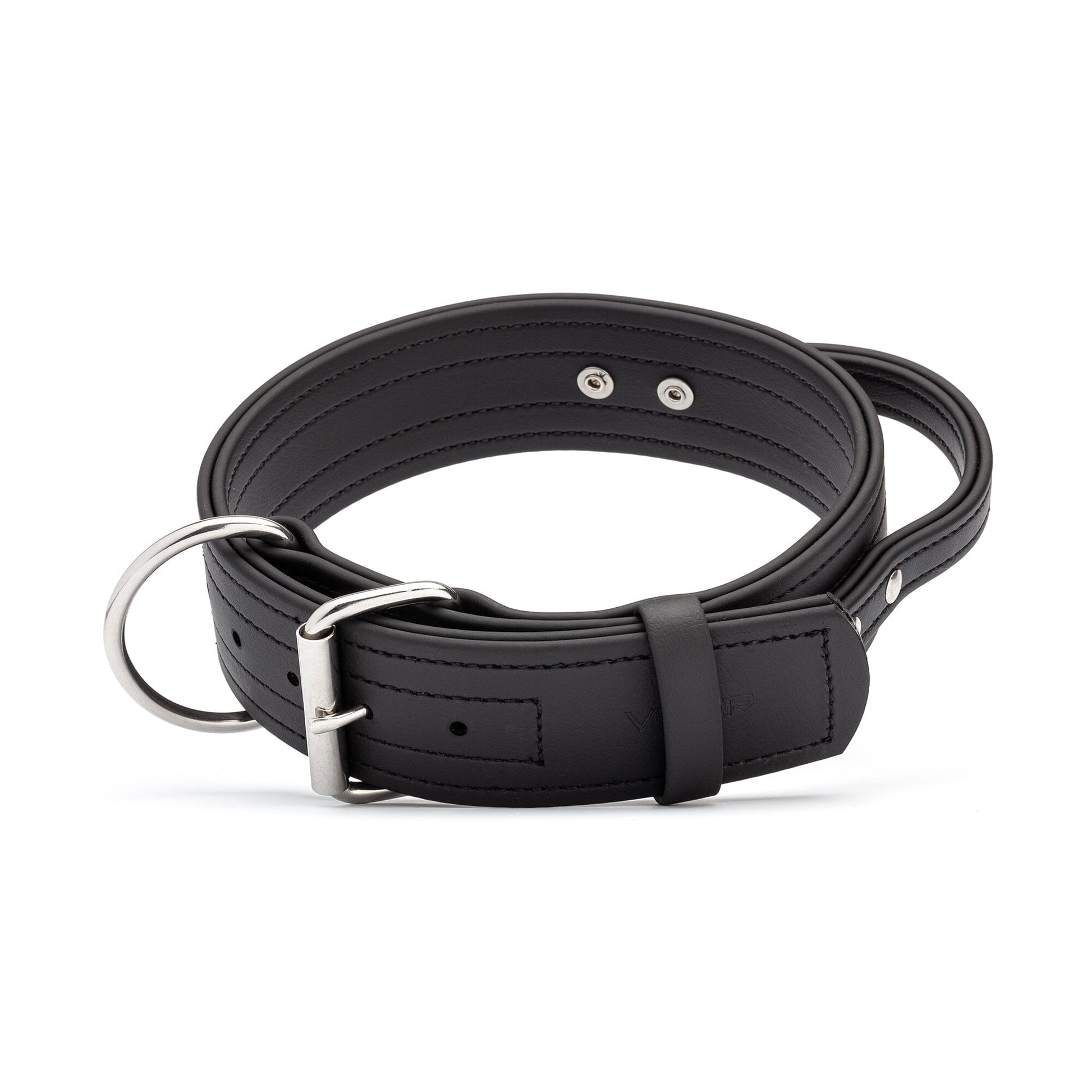 Viper Biothane Working Dog Collar + Built-in Handle - Stainless Steel Hardware 2" Dog Collars Dogline