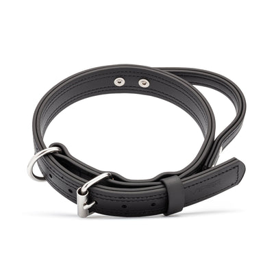 Viper Biothane Working Dog Collar + Built-in Handle - Stainless Steel Hardware 1-1 4" Dog Collars Dogline