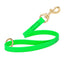 Viper Biothane Traffic Lead - Brass Hardware Tropical Green Dog Leashes Dogline