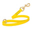 Viper Biothane Traffic Lead - Brass Hardware Lemon Yellow Dog Leashes Dogline