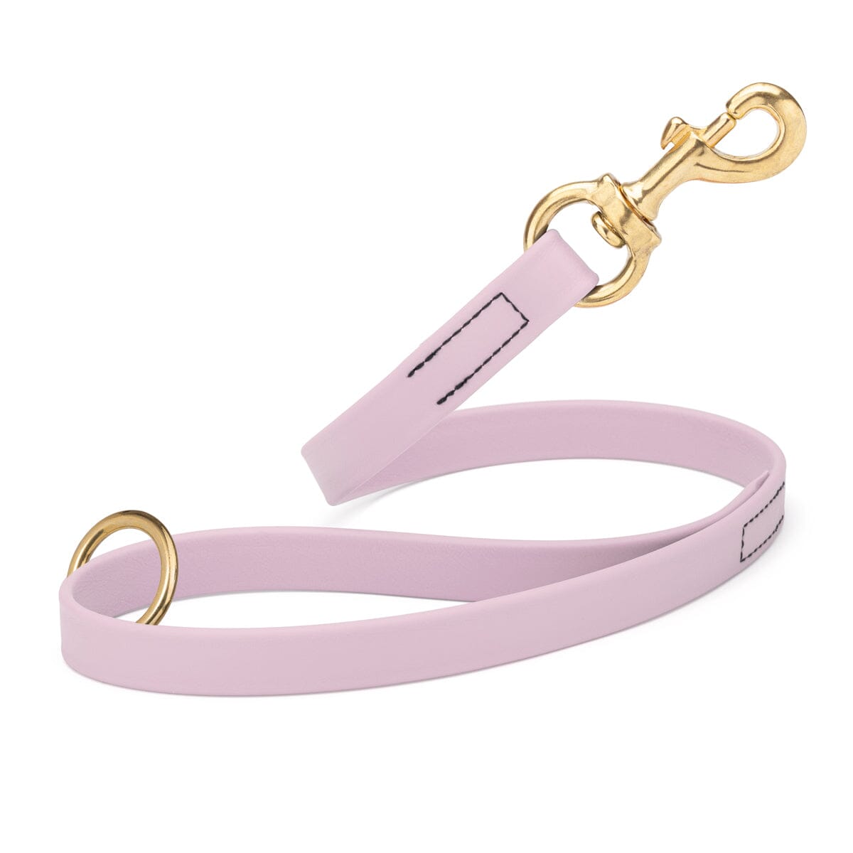 Viper Biothane Traffic Lead - Brass Hardware Pastel Purple Dog Leashes Dogline