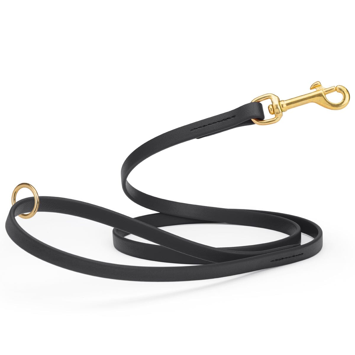 Viper Biothane Working Lead 4 ft Black 1 2" Dog Leashes Dogline