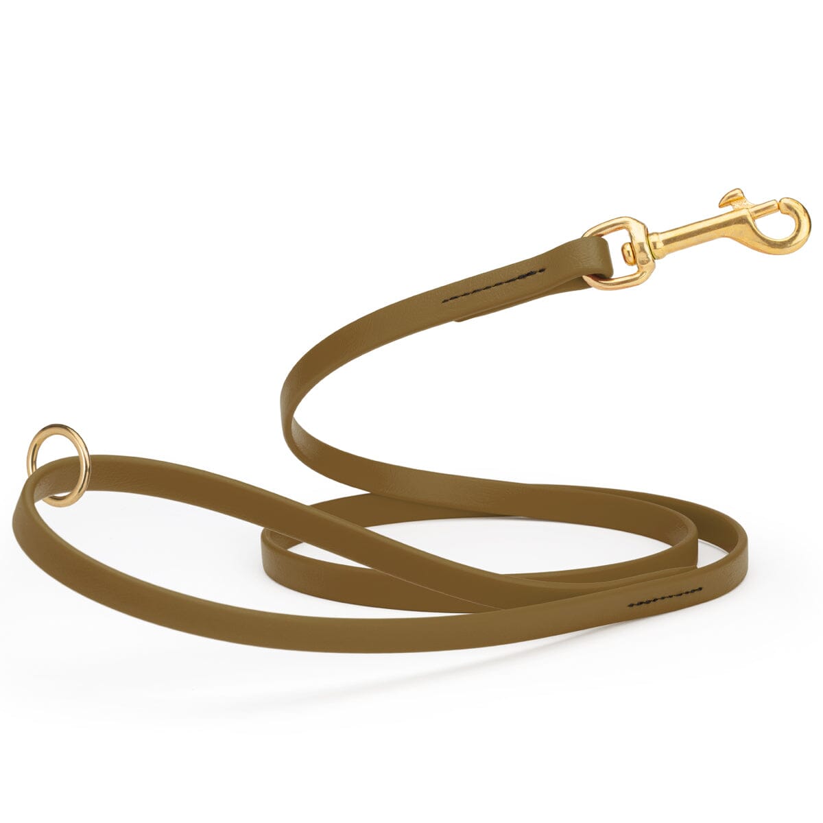 Viper Biothane Working Lead 4 ft Coyote Brown 1 2" Dog Leashes Dogline