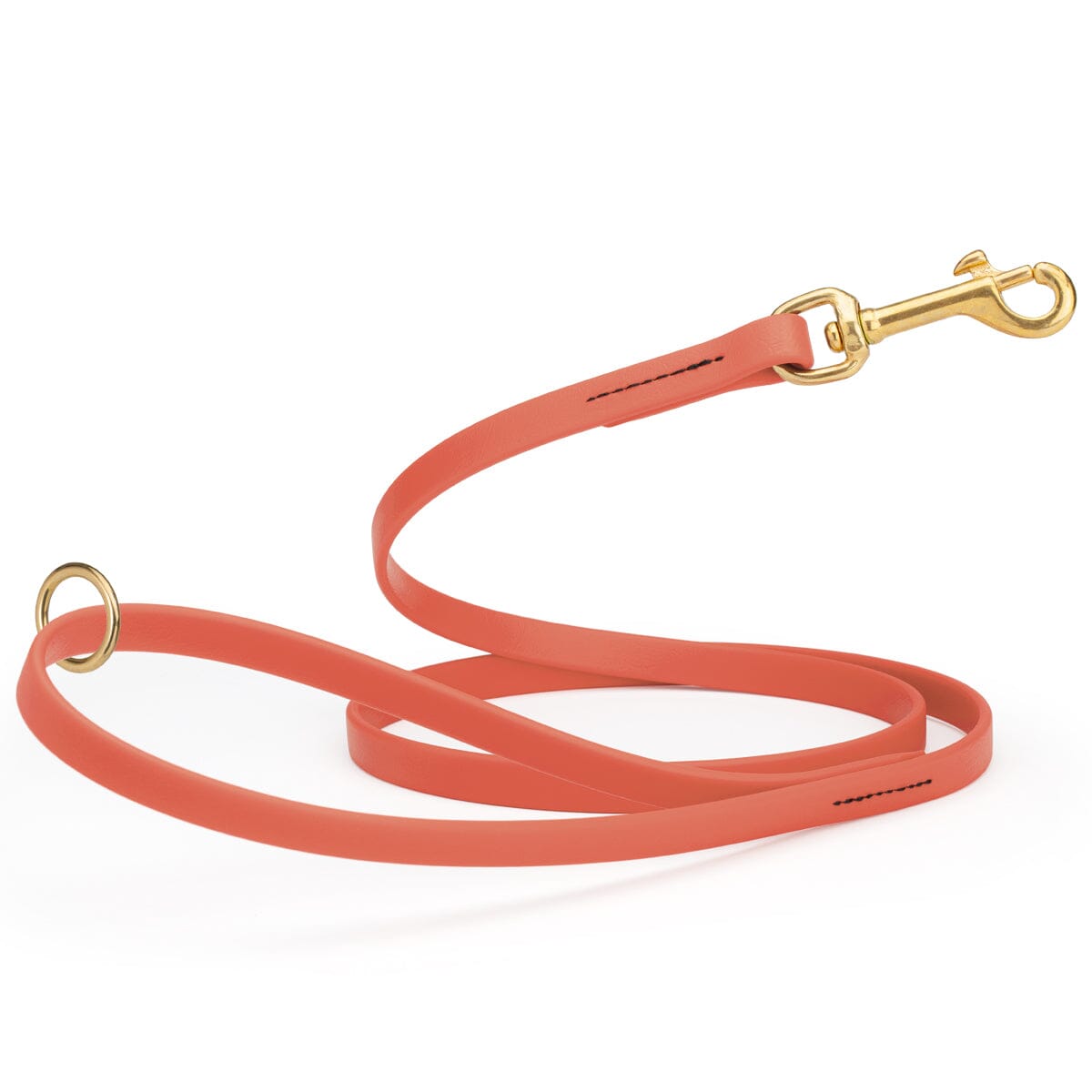 Viper Biothane Working Lead 4 ft Coral 1 2" Dog Leashes Dogline
