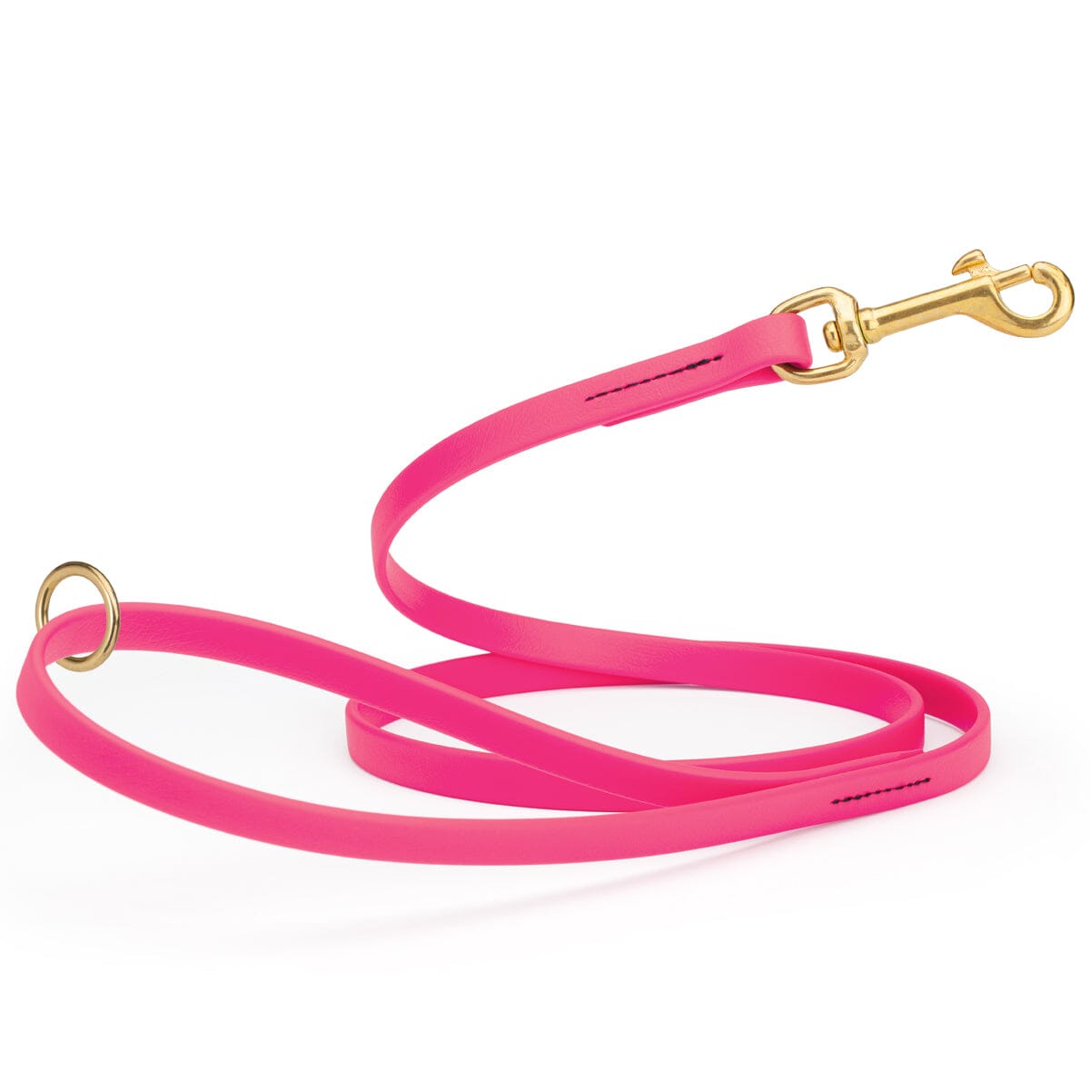 Viper Biothane Working Lead 4 ft Passionfruit Pink 1 2" Dog Leashes Dogline