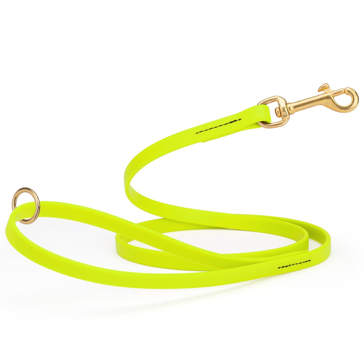 Viper Biothane Working Lead 4 ft Safety Yellow 1 2" Dog Leashes Dogline