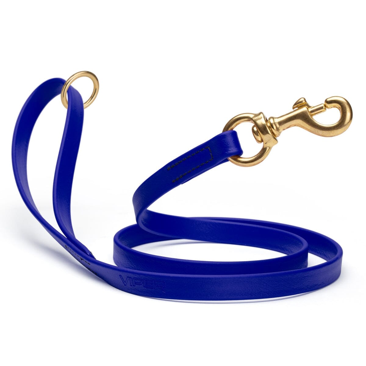 Viper Biothane Working Lead 4 ft Blueberry Royal Dog Leashes Dogline
