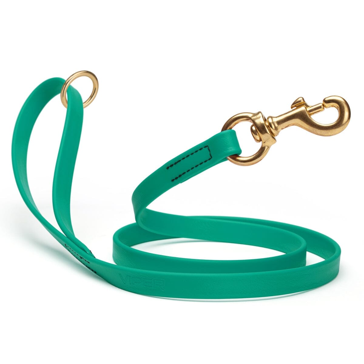 Viper Biothane Working Lead 4 ft Teal Dog Leashes Dogline