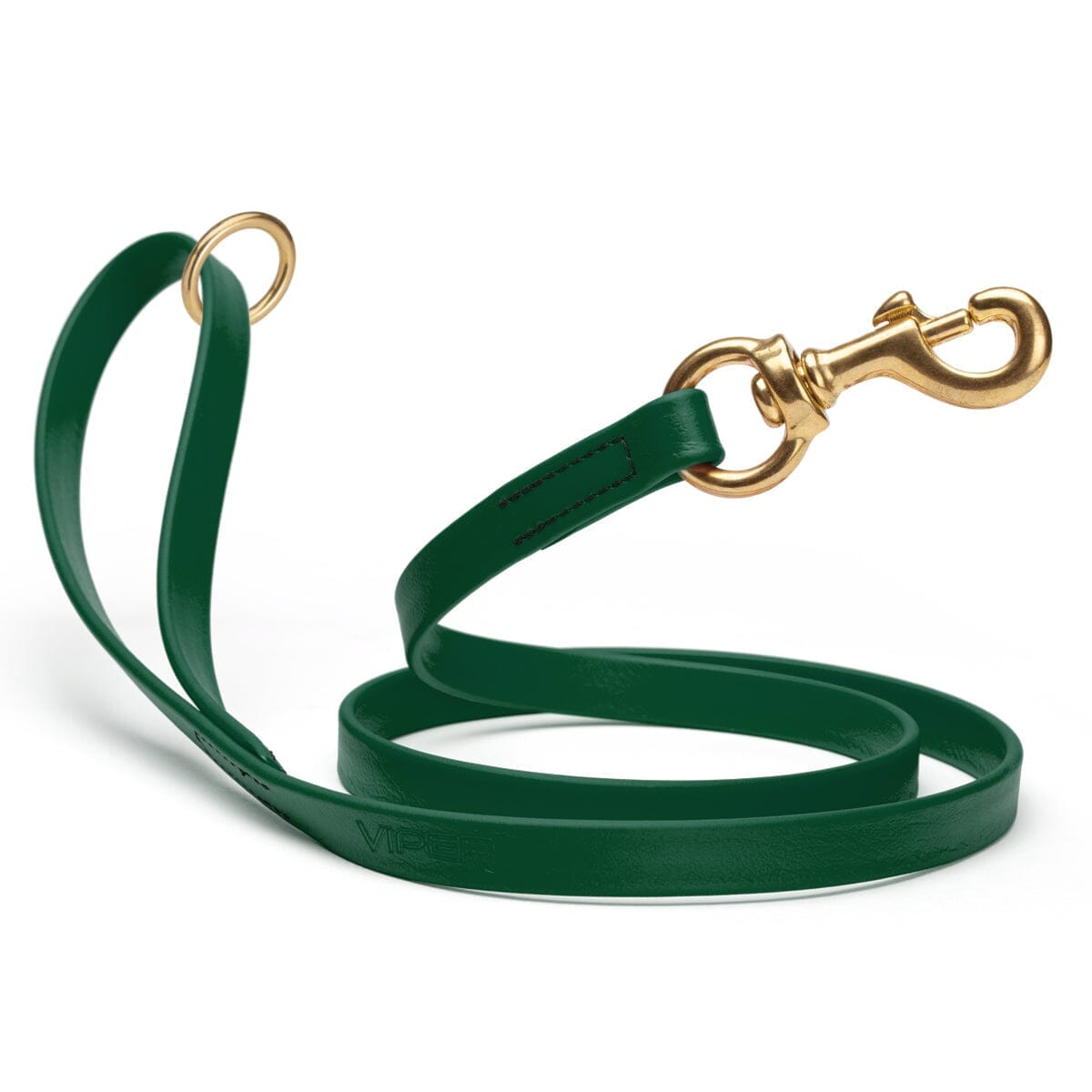 Viper Biothane Working Lead 4 ft Hunter Green Dog Leashes Dogline