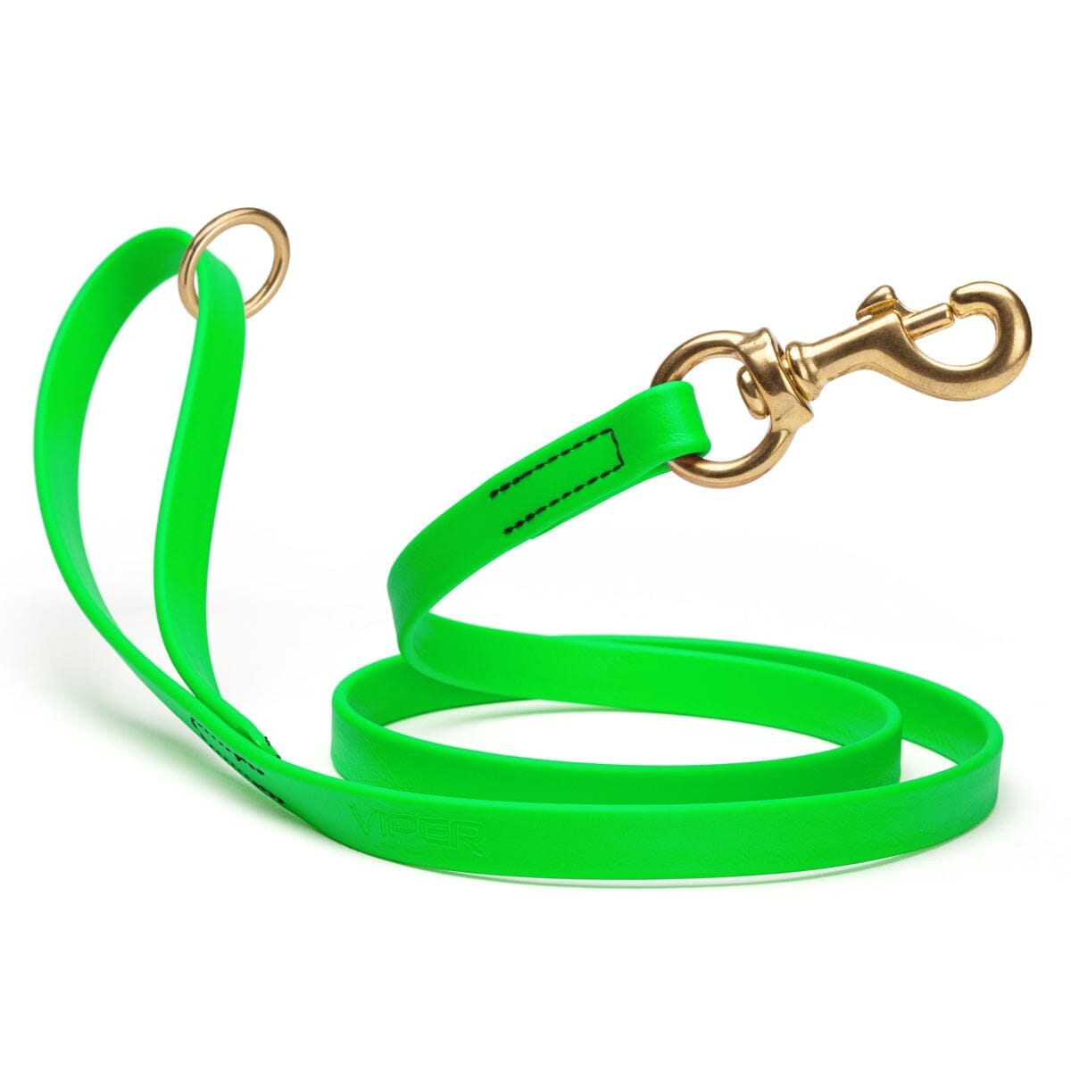 Viper Biothane Working Lead 4 ft Tropical Green Dog Leashes Dogline