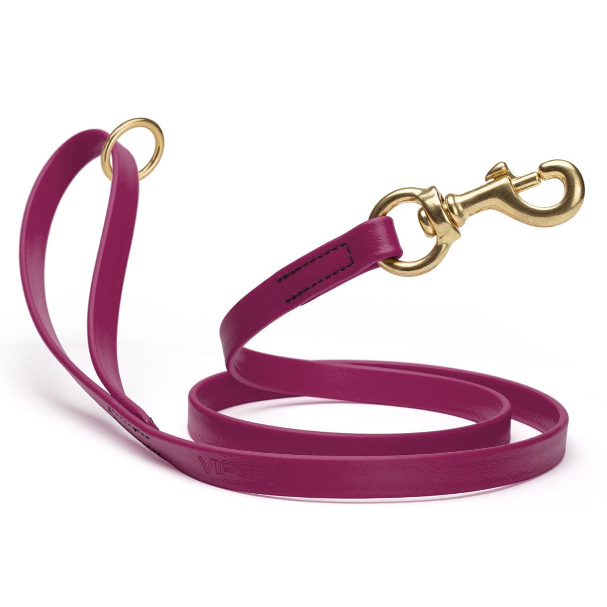 Viper Biothane Working Lead 4 ft Magenta Pink Dog Leashes Dogline