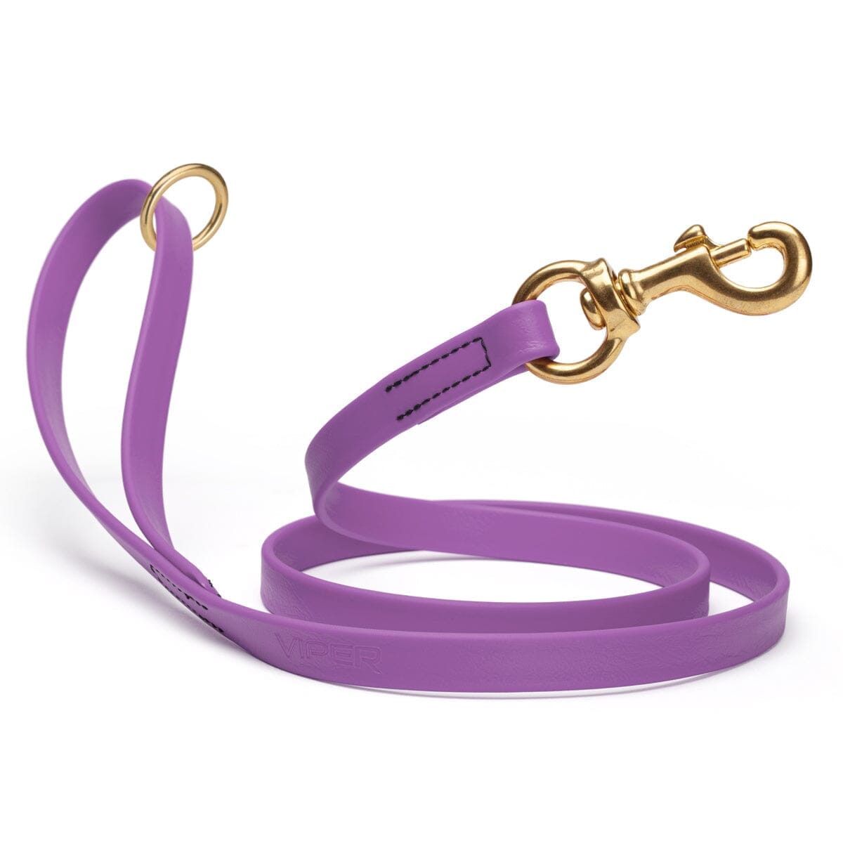 Viper Biothane Working Lead 4 ft Amethyst Purple Dog Leashes Dogline