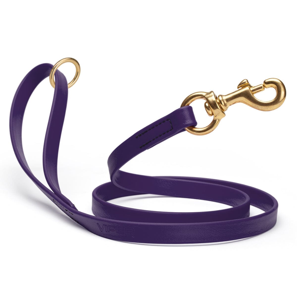 Viper Biothane Working Lead 4 ft Violet Purple Dog Leashes Dogline