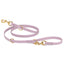 Viper Biothane Adjustable Multi-Purpose Dog Leash with Brass Hardware, 7FT Pastel Purple Dog Leashes Dogline