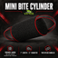 Viper French Linen Cylinder Mini Bite Roll Black Dog Toys Dogline