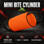 Viper French Linen Cylinder Mini Bite Roll Orange Dog Toys Dogline