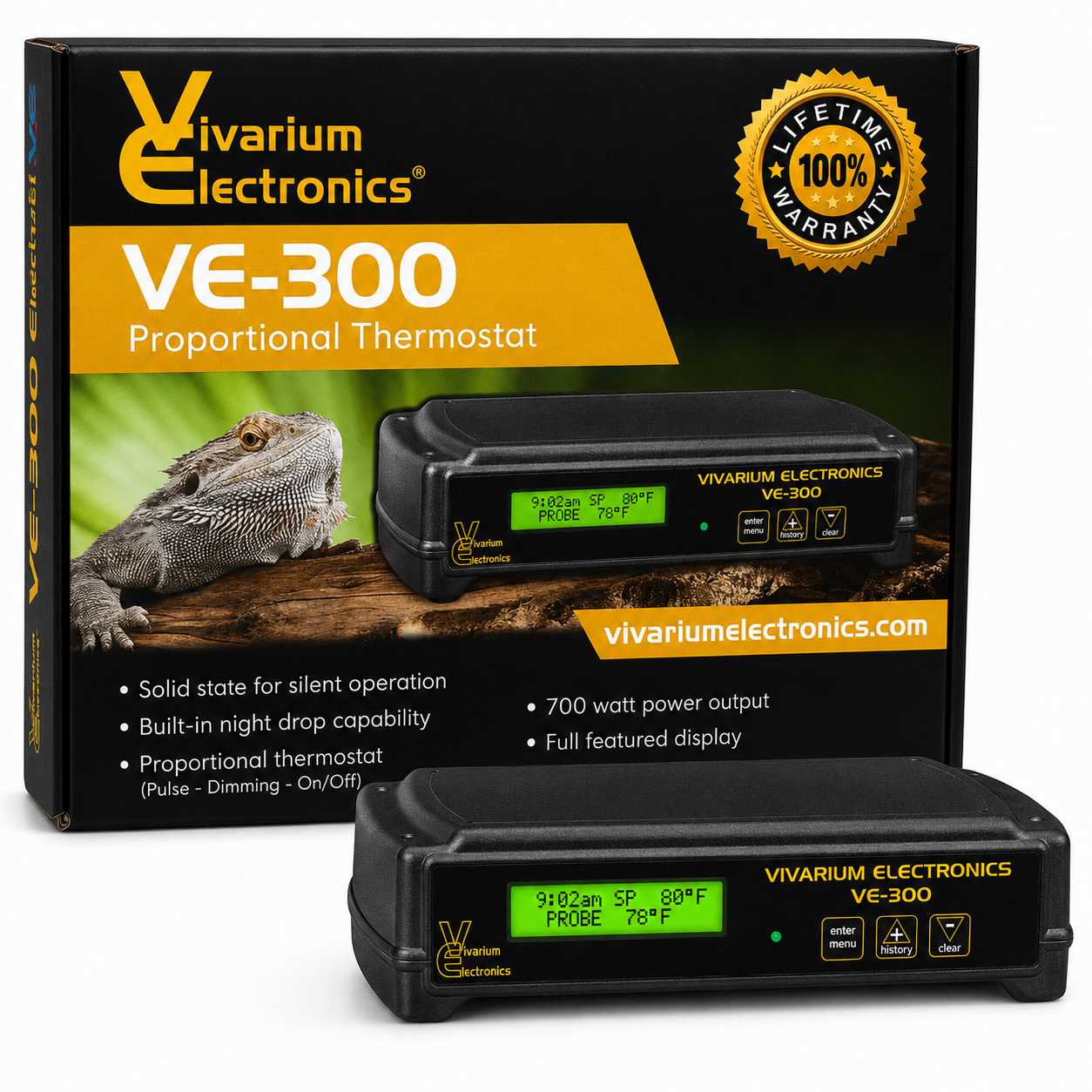 Vivarium Electronics Thermostats VE-300 Thermostat ReptiChip LLC