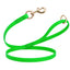 Viper Pebble Emboss BioThane Dog Leash with Solid Brass Hardware 4' Tropical Green Dog Leashes Dogline