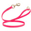 Viper Pebble Emboss BioThane Dog Leash with Solid Brass Hardware 4' Hot Pink Leashes, Biothane Dog Leads Dogline