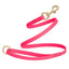 Viper Pebble Emboss BioThane Dog Leash with Solid Brass Hardware Hot Pink Leashes, Biothane Dog Leads Dogline