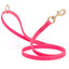 Viper Pebble Emboss BioThane Dog Leash with Solid Brass Hardware Hot Pink Dog Leashes Dogline