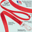 Viper Pebble Emboss Biothane Dog Leash with SPRENGER Stainless Steel Hook Dog Leashes Dogline