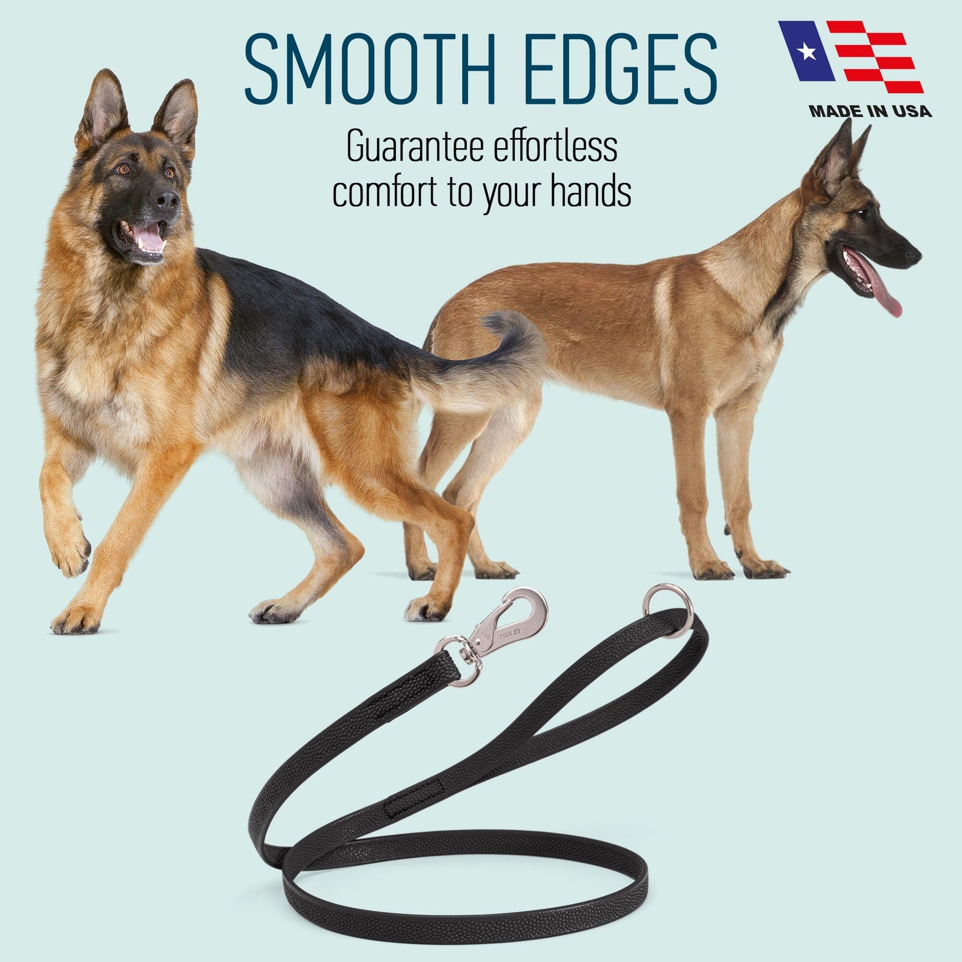 Viper Pebble Emboss Biothane Dog Leash with SPRENGER Stainless Steel Hook Dog Leashes Dogline