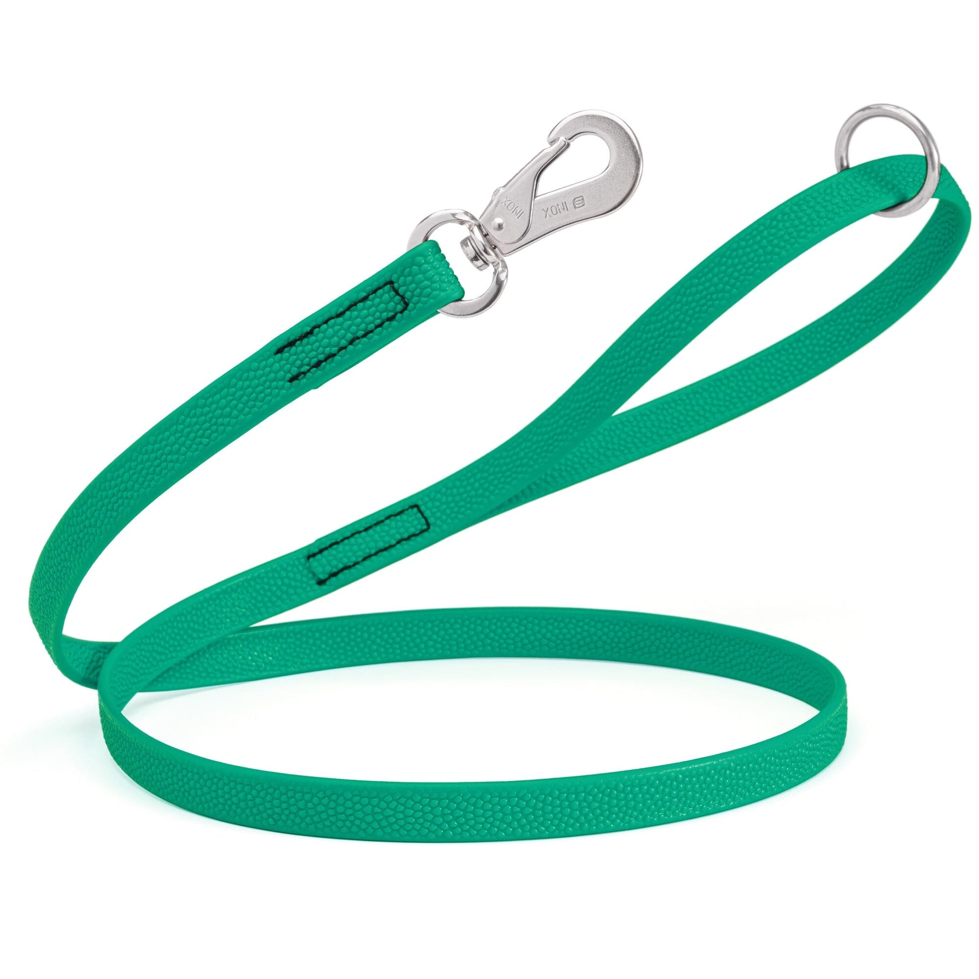 Viper Pebble Emboss Biothane Dog Leash with SPRENGER Stainless Steel Hook Teal Dog Leashes Dogline