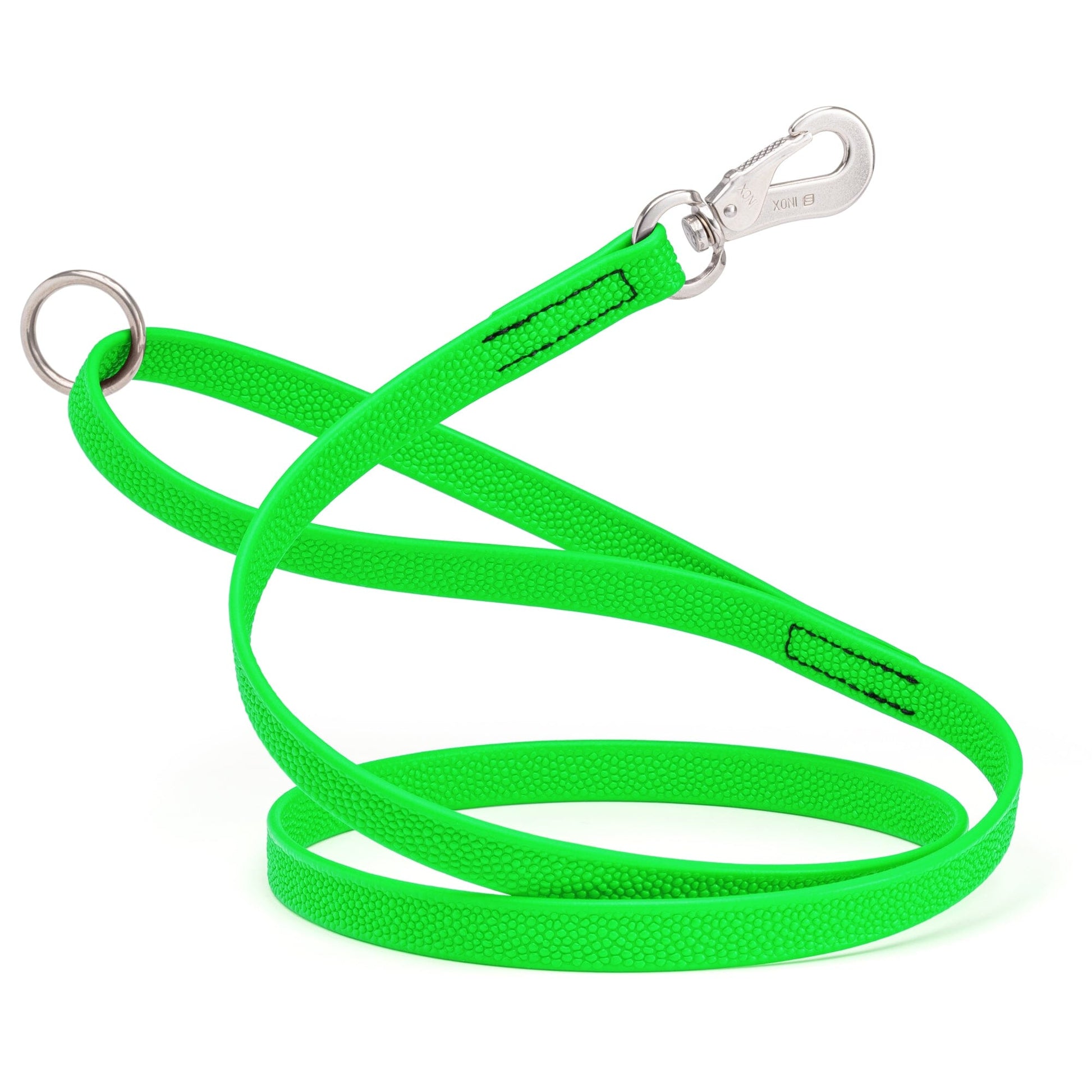 Viper Pebble Emboss Biothane Dog Leash with SPRENGER Stainless Steel Hook Tropical Green Dog Leashes Dogline
