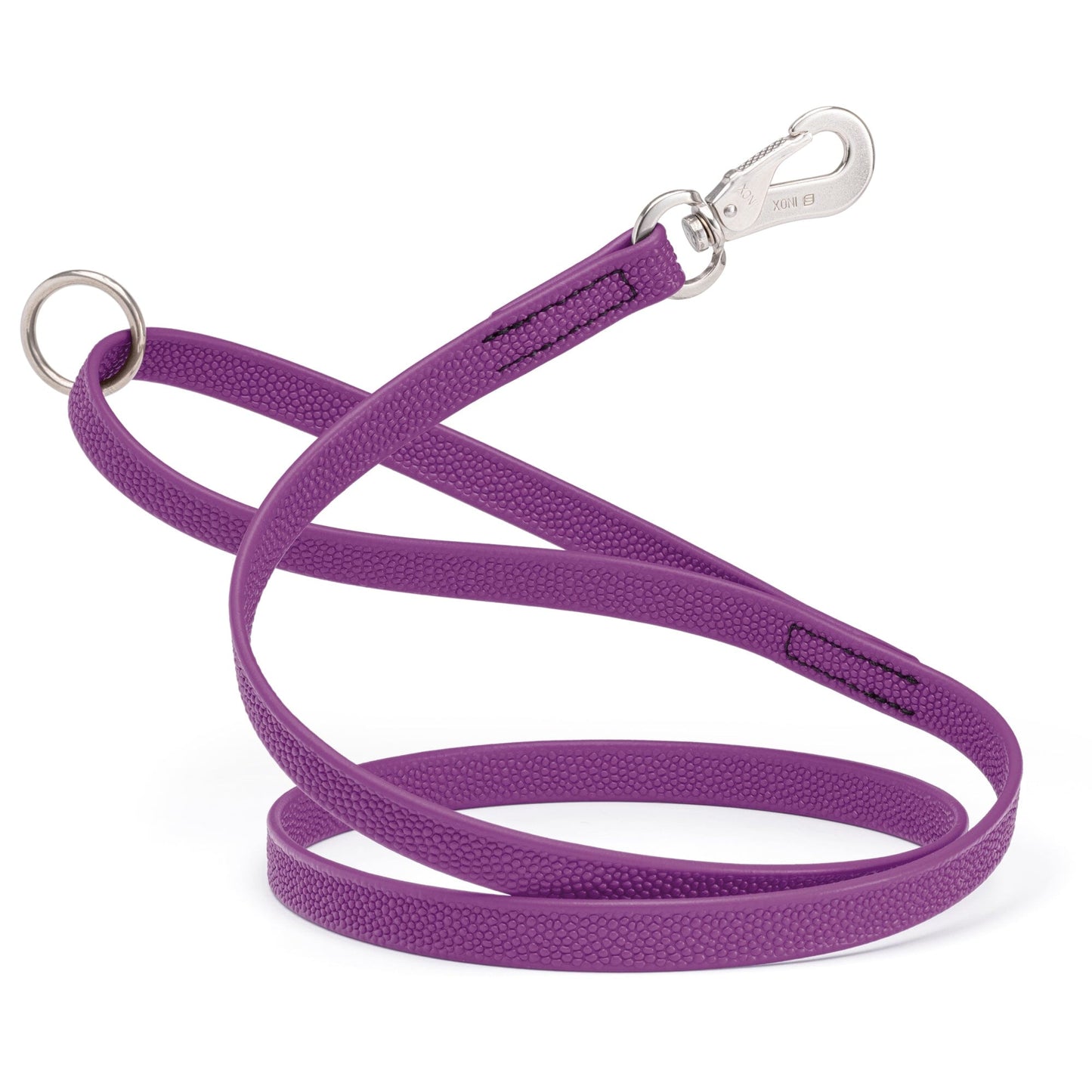 Viper Pebble Emboss Biothane Dog Leash with SPRENGER Stainless Steel Hook Grape Dog Leashes Dogline