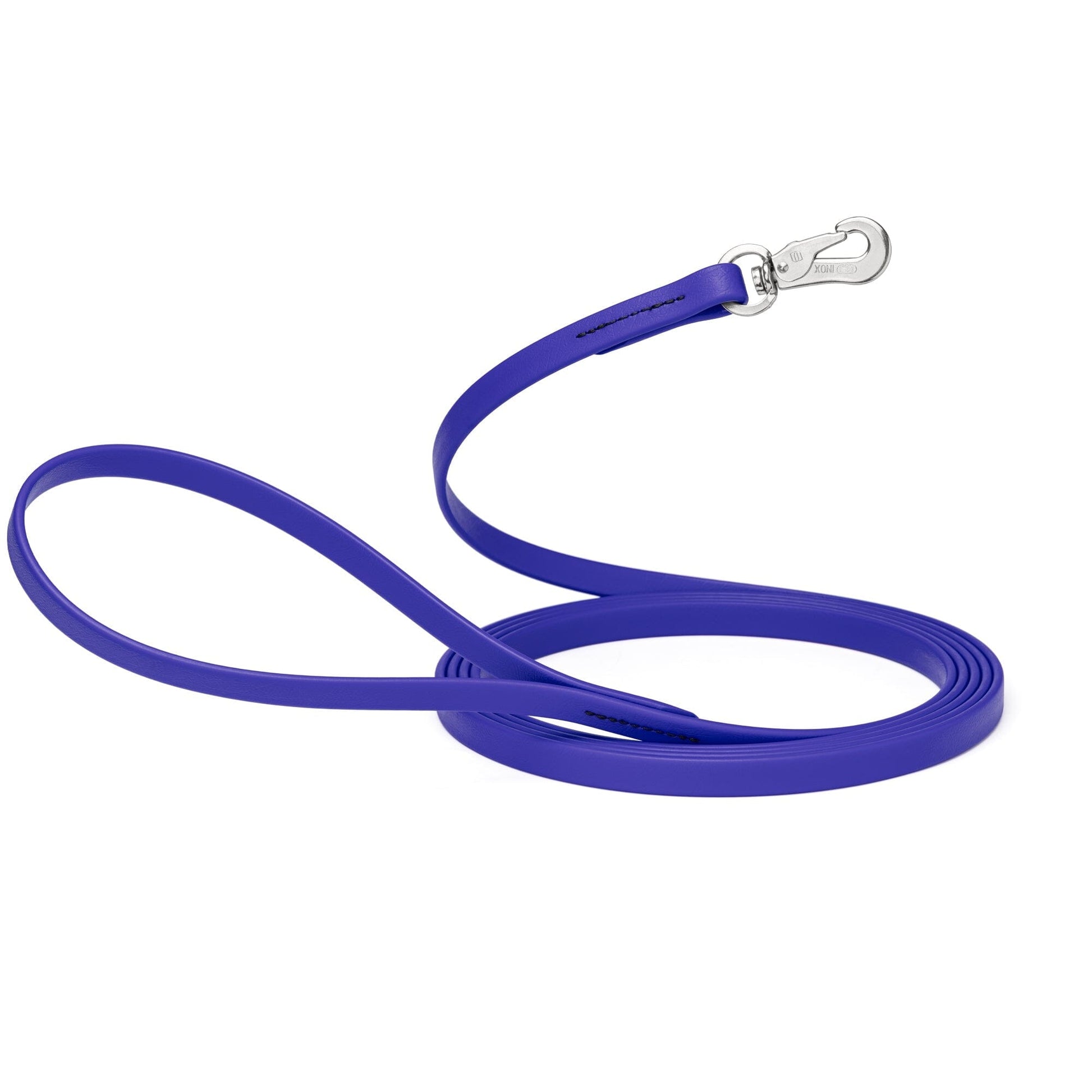 Viper Long Line 15 ft Biothane Dog Lead with SPRENGER Stainless Steel Hook Blueberry Royal 1 2" Dog Leashes Dogline
