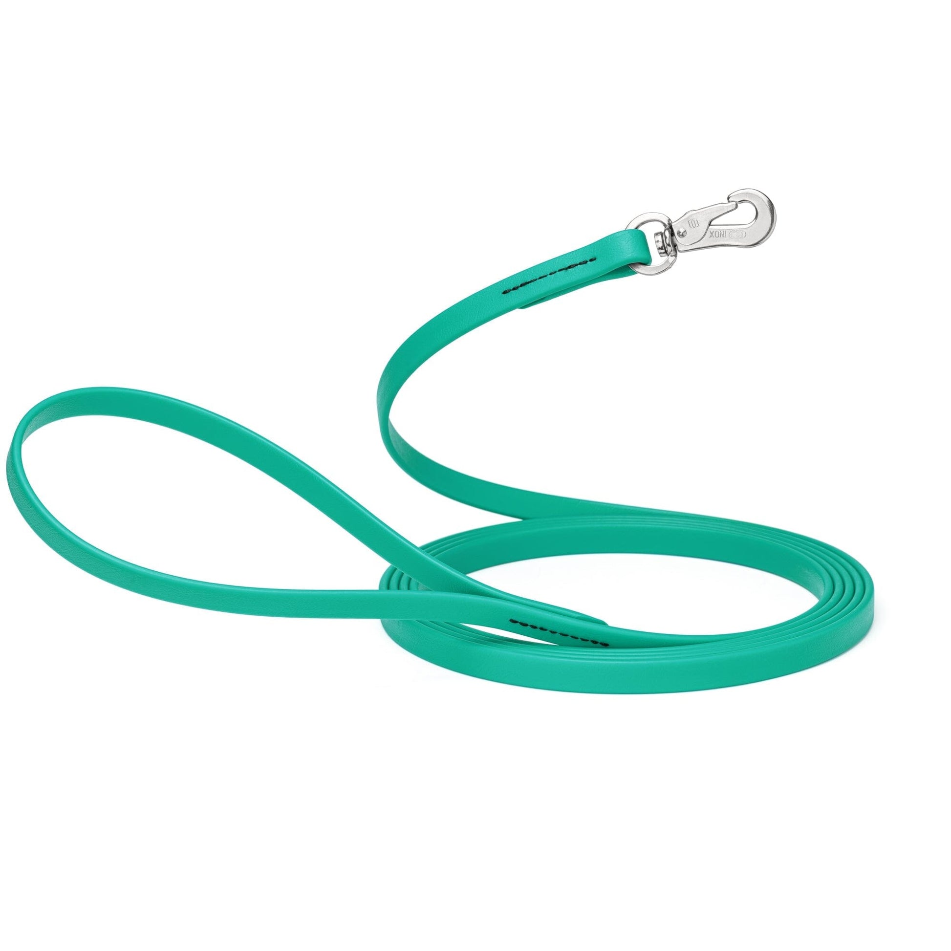 Viper Long Line 15 ft Biothane Dog Lead with SPRENGER Stainless Steel Hook Teal 1 2" Dog Leashes Dogline
