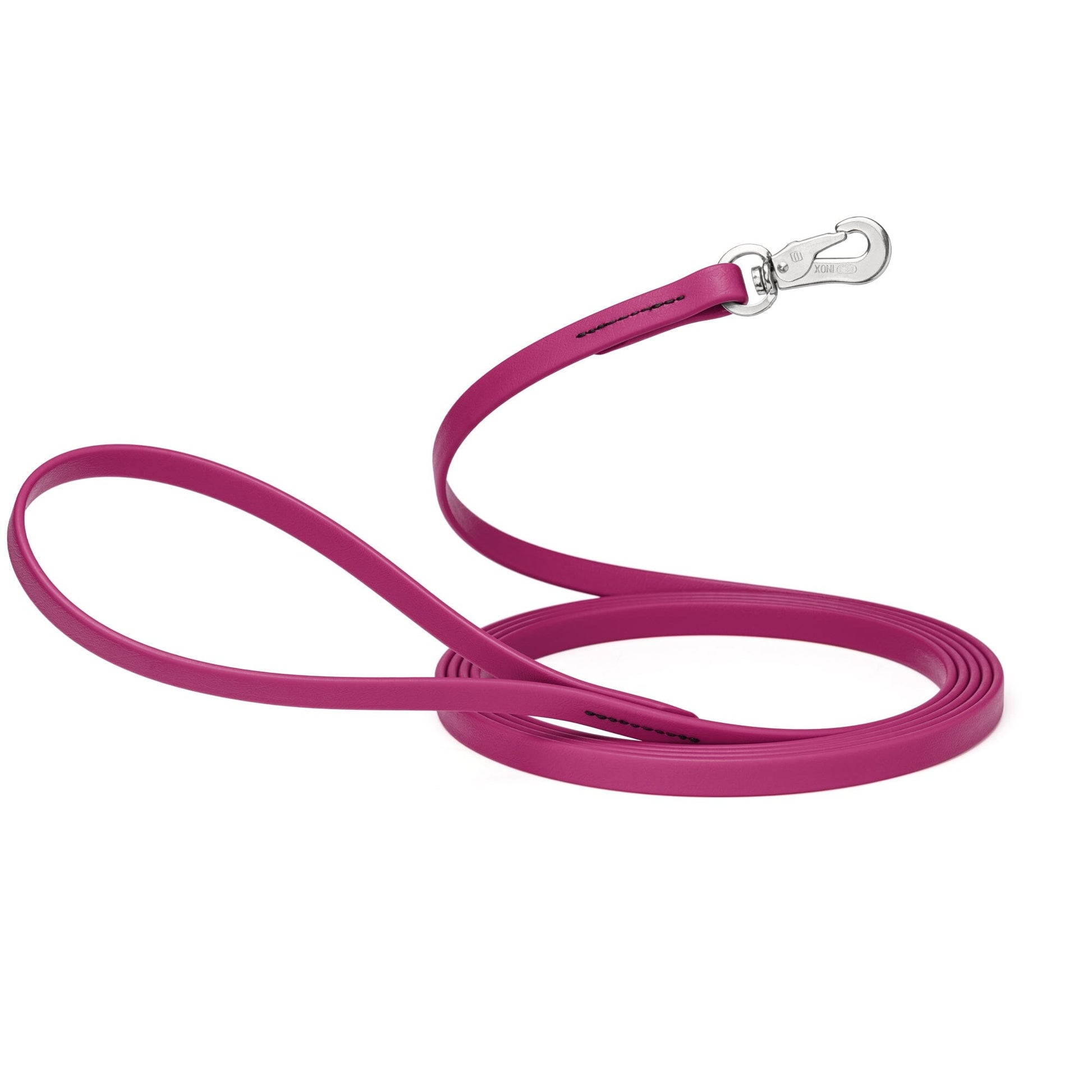 Viper Long Line 10 ft Biothane Dog Lead with SPRENGER Stainless Steel Hook Magenta Pink 1 2" Dog Leashes Dogline