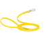 Viper Long Line 10 ft Biothane Dog Lead with SPRENGER Stainless Steel Hook Lemon Yellow 1 2" Dog Leashes Dogline