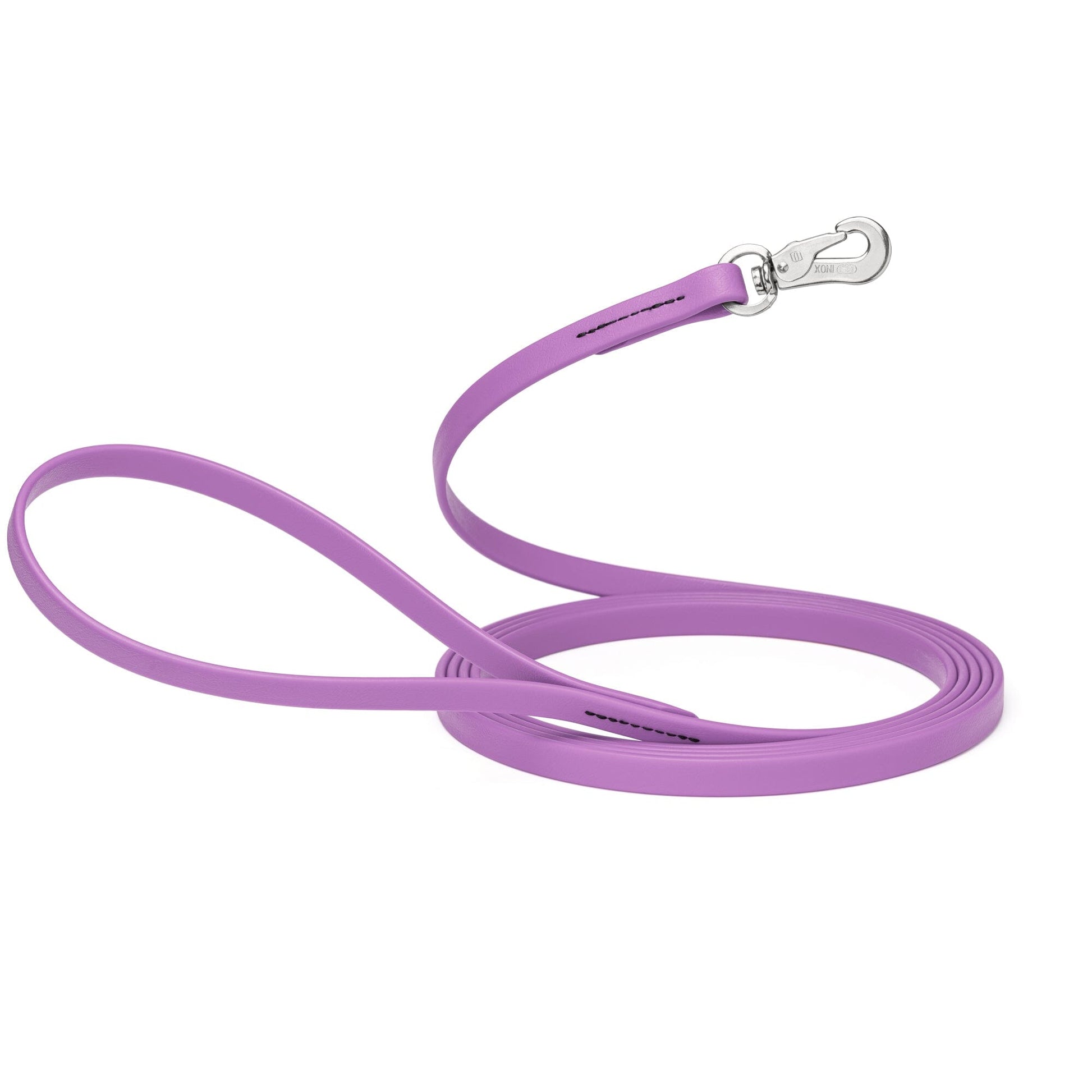 Viper Long Line 15 ft Biothane Dog Lead with SPRENGER Stainless Steel Hook Amethyst Purple 1 2" Dog Leashes Dogline