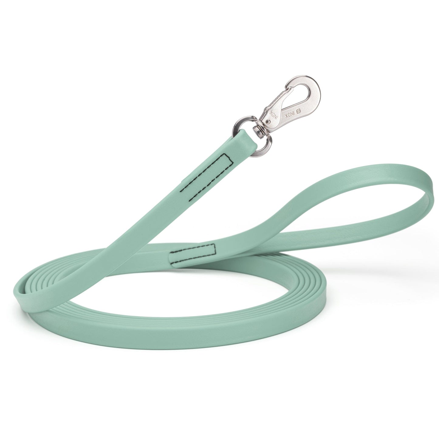 Viper Long Line 15 ft Biothane Dog Lead with SPRENGER Stainless Steel Hook Sage Green Dog Leashes Dogline