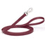 Viper Long Line 15 ft Biothane Dog Lead with SPRENGER Stainless Steel Hook Merlot Burgundy Dog Leashes Dogline