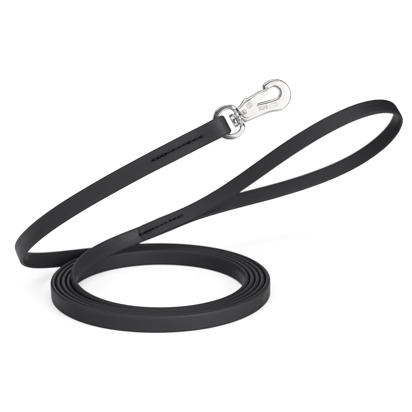 Viper Long Line 33 ft Biothane Dog Lead with SPRENGER Stainless Steel Hook Black 1 2" Dog Leashes Dogline