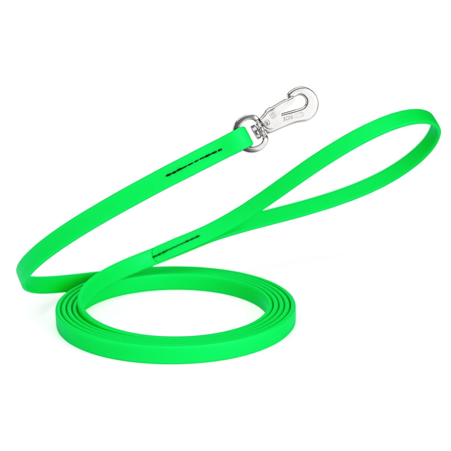Viper Long Line 20 ft Biothane Dog Lead with SPRENGER Stainless Steel Hook Tropical Green 1 2" Dog Leashes Dogline