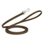 Viper Long Line 33 ft Biothane Dog Lead with SPRENGER Stainless Steel Hook Dark Chocolate Brown 1 2" Dog Leashes Dogline