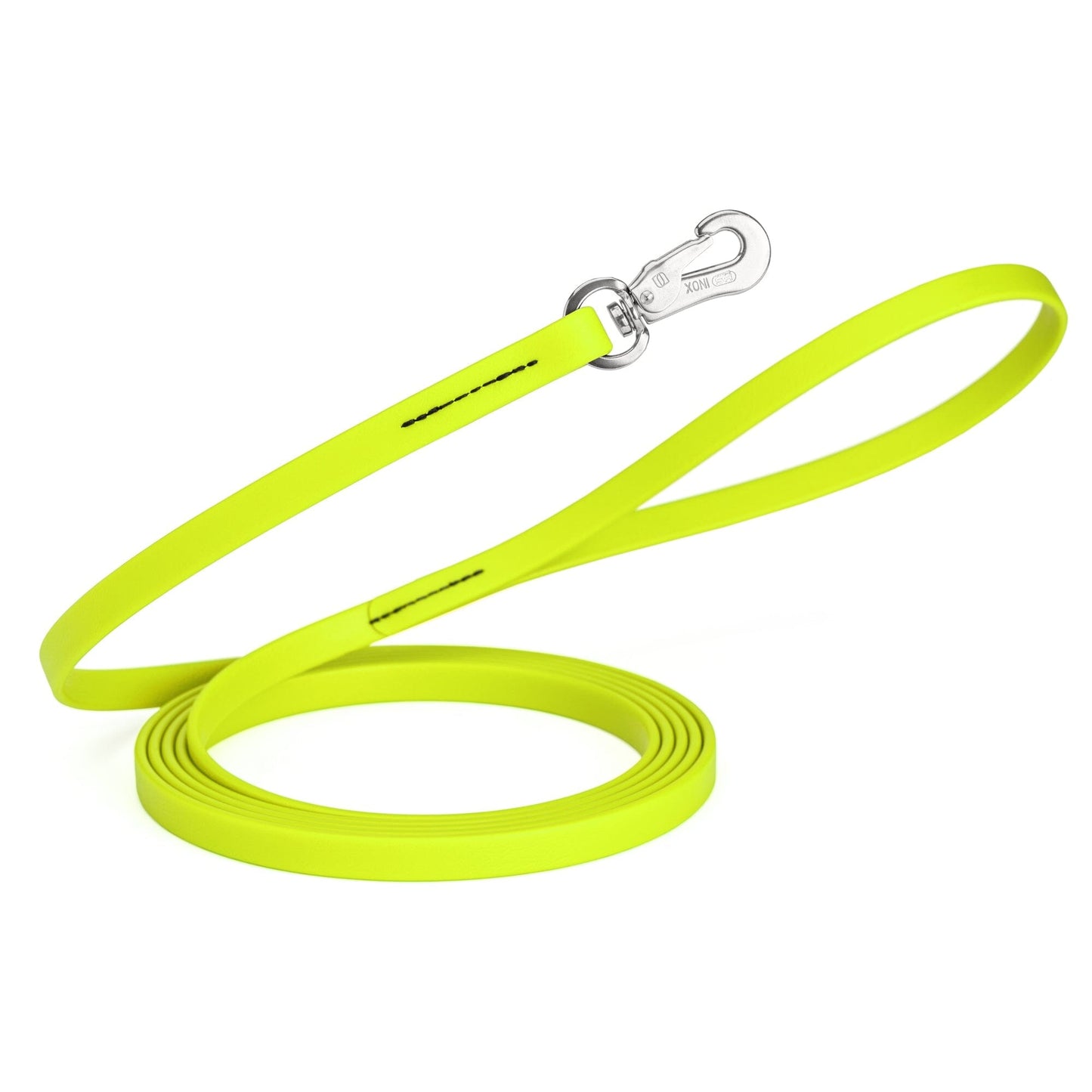 Viper Long Line 20 ft Biothane Dog Lead with SPRENGER Stainless Steel Hook Safety Yellow 1 2" Dog Leashes Dogline