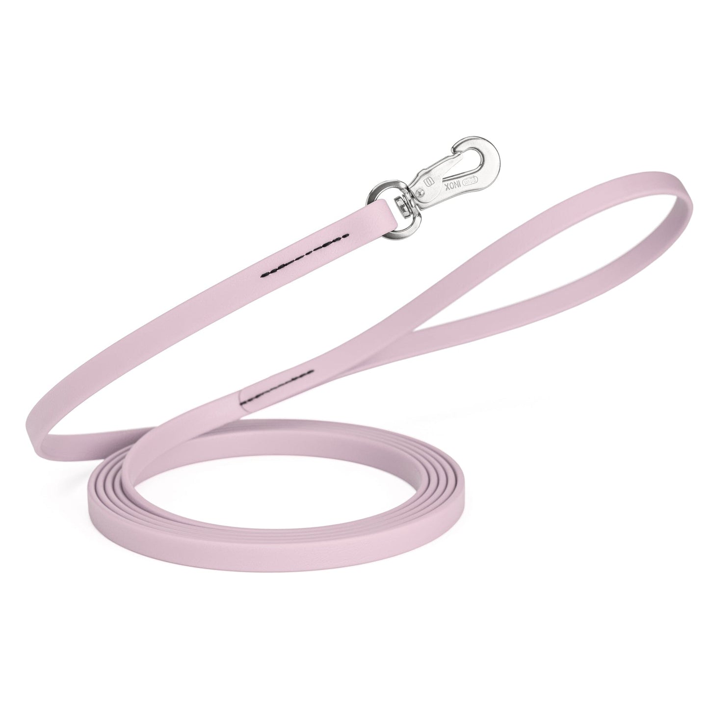 Viper Long Line 20 ft Biothane Dog Lead with SPRENGER Stainless Steel Hook Pastel Purple 1 2" Dog Leashes Dogline